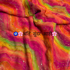 Leheriya Saree