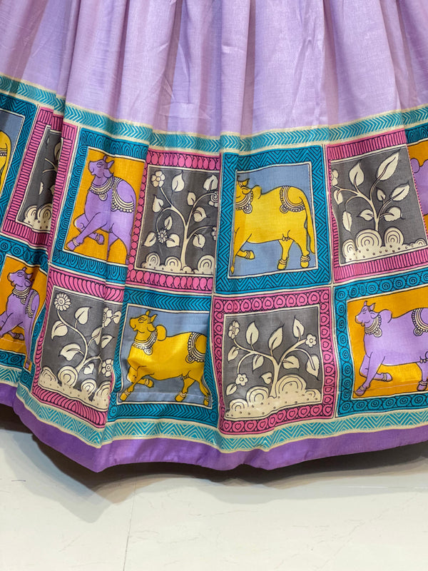 TUSSAR SILK GUJRATI LEHENGA