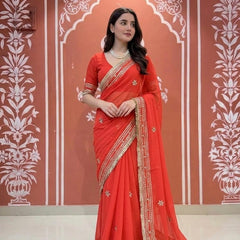Kacha Gota Saree