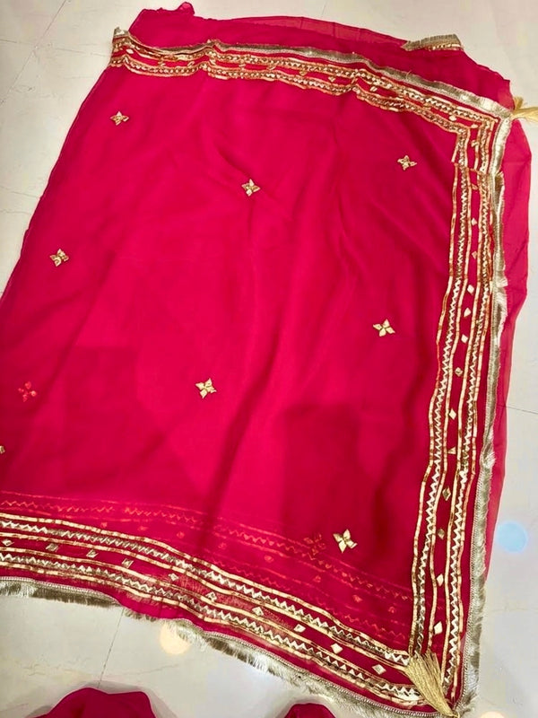 Kacha Gota Saree