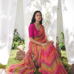 Leheriya Saree