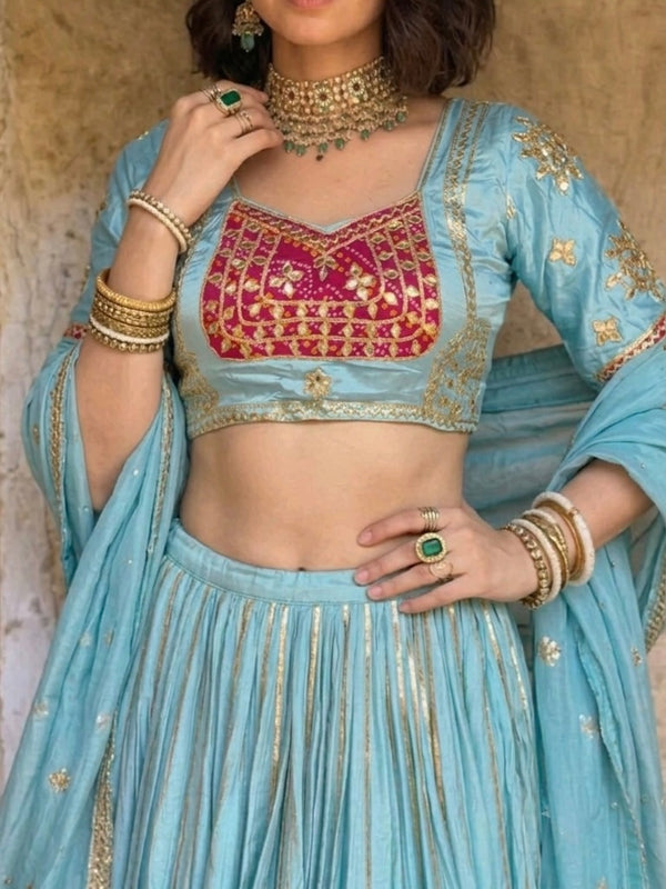 Aangi Gazi Silk Blouse