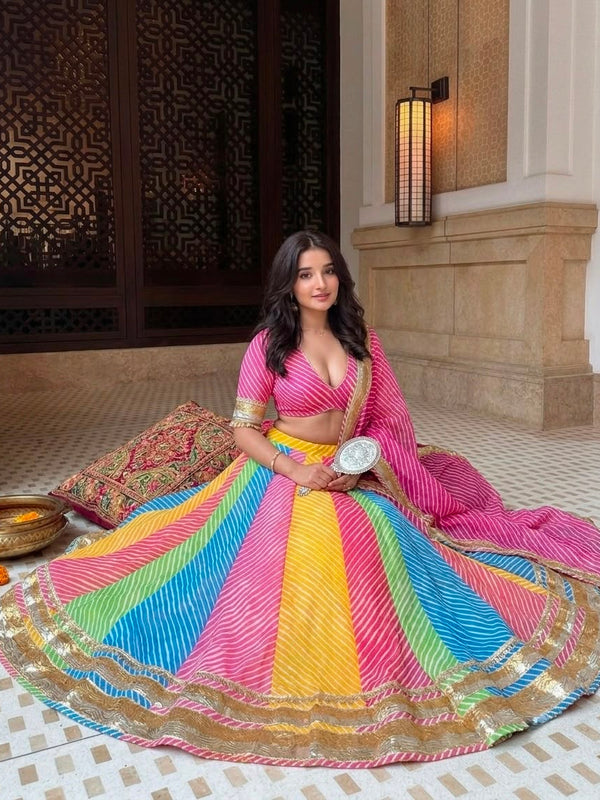 Leheriya Lehenga