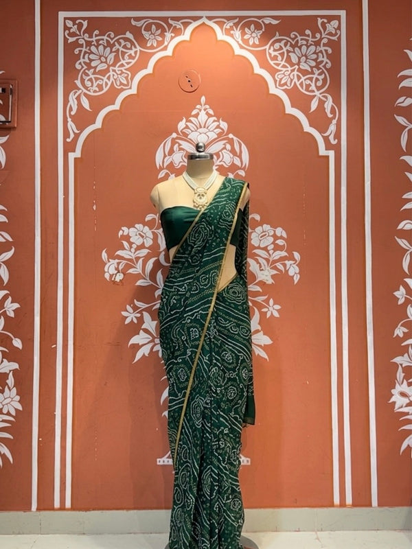 Bandhej Saree