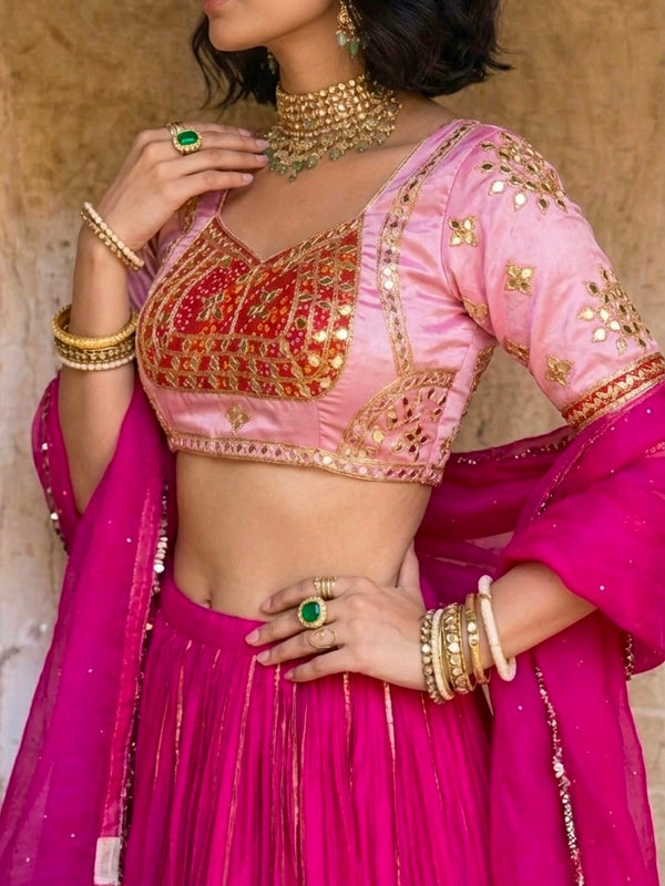 Aangi Gazi Silk Blouse