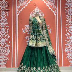 Pure Gajji Silk Lehenga