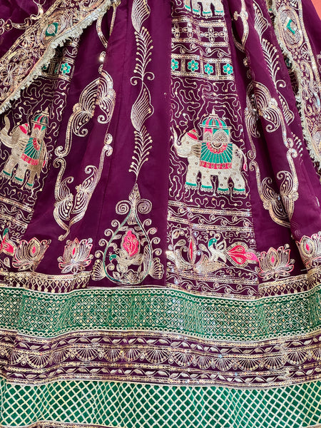 Rajwadi Lehenga