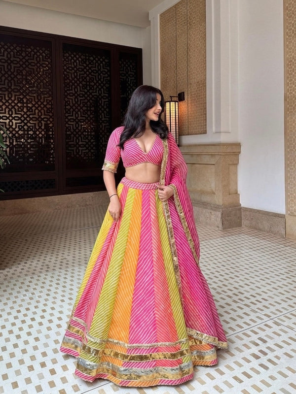 Leheriya Lehenga