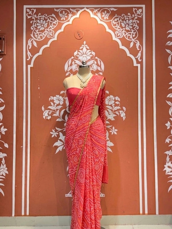 Bandhej Saree