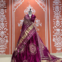 Gajji Silk Lehenga