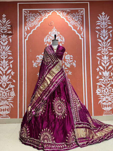 Gajji Silk Lehenga