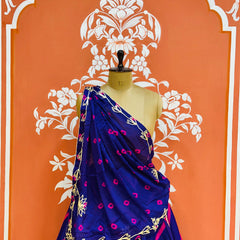 CHINON GOTA WORK LEHERIYA LEHENGA