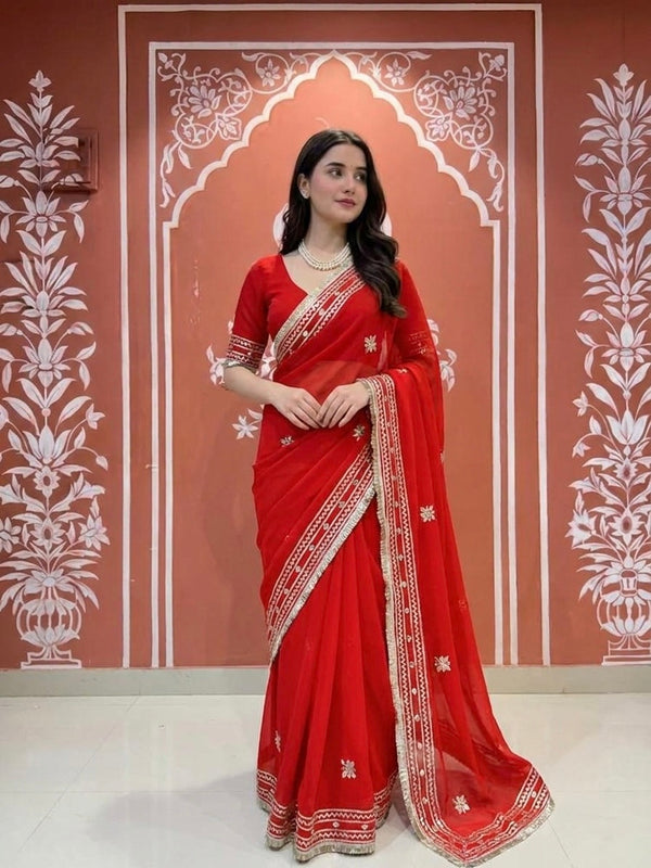 Kacha Gota Saree