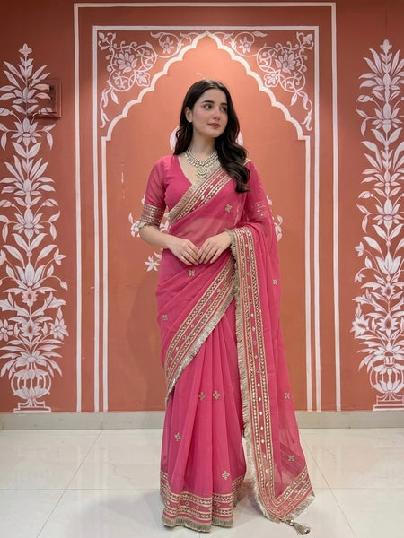 Kacha Gota Saree