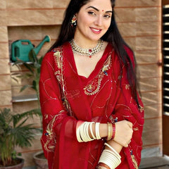 Pure Zari work Semi Chiffon saree
