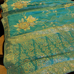 Pure Khaddi Georgette Saree