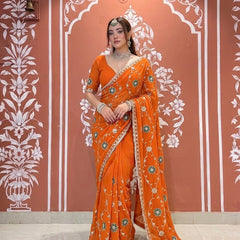 Kacha Gota Saree