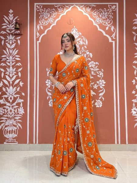 Kacha Gota Saree