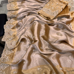 Kanjiwaram Gemstone Saree