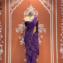 Bandhej Saree