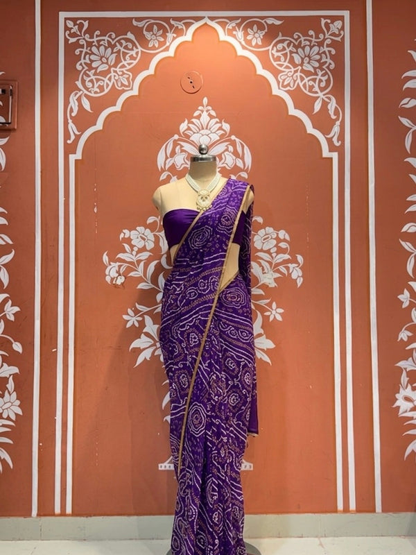 Bandhej Saree