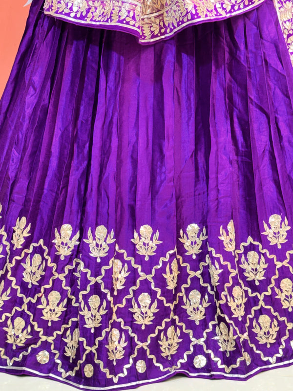 Pure Gajji Silk Lehenga