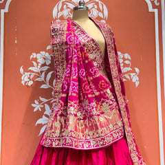 Pure Gajji Silk Lehenga