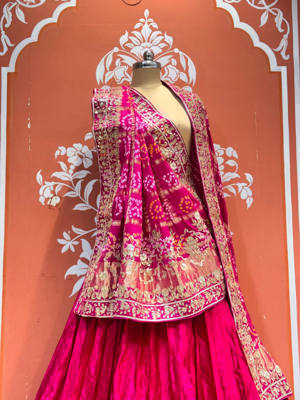 Pure Gajji Silk Lehenga