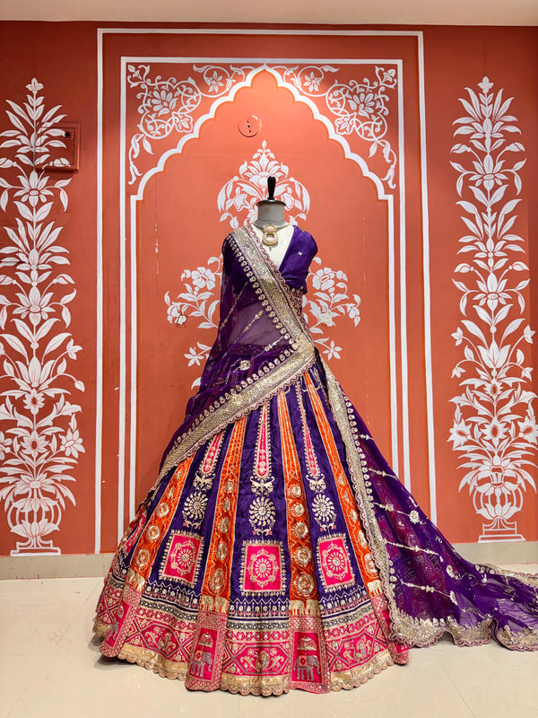 Rajwadi Lehenga