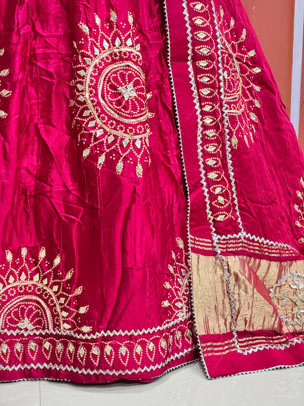 Gajji Silk Lehenga