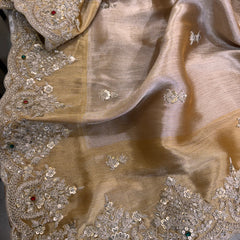 Kanjiwaram Gemstone Saree