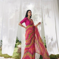 Leheriya Saree