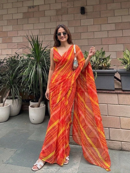 Leheriya Saree