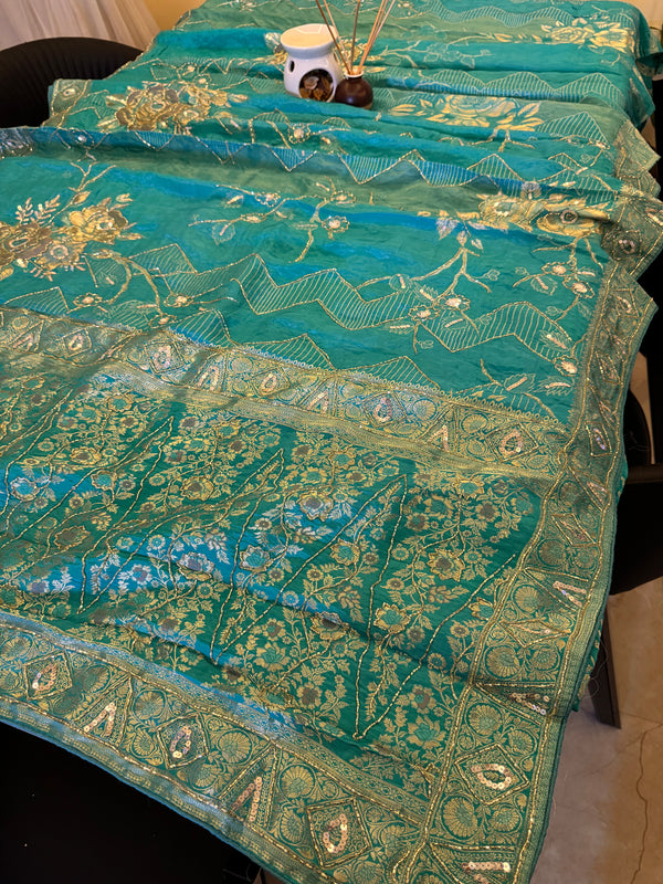 Pure Khaddi Georgette Saree