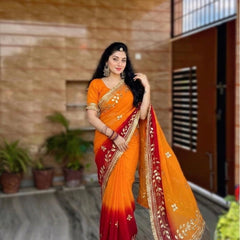 Royal Georgette Saree