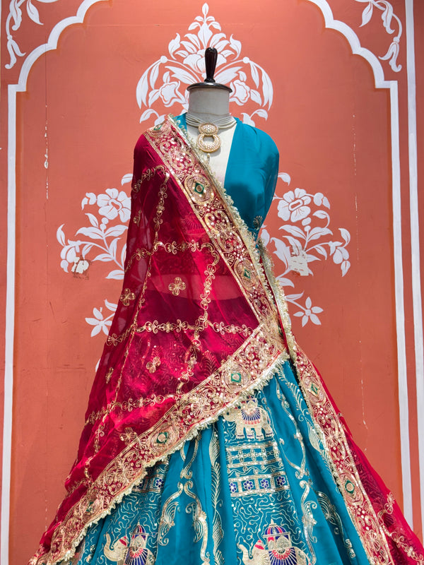 Rajwadi Lehenga
