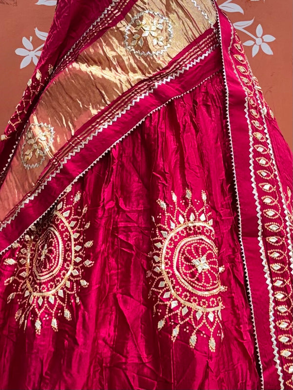 Gajji Silk Lehenga