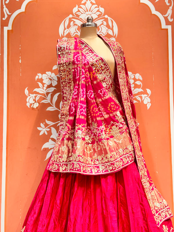 Pure Gajji Silk Lehenga