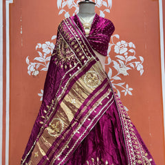 Gajji Silk Lehenga