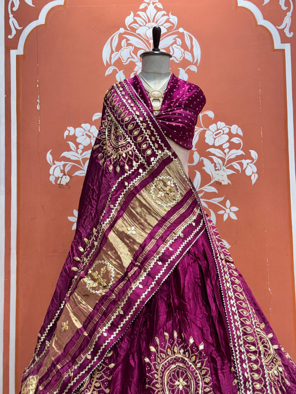Gajji Silk Lehenga