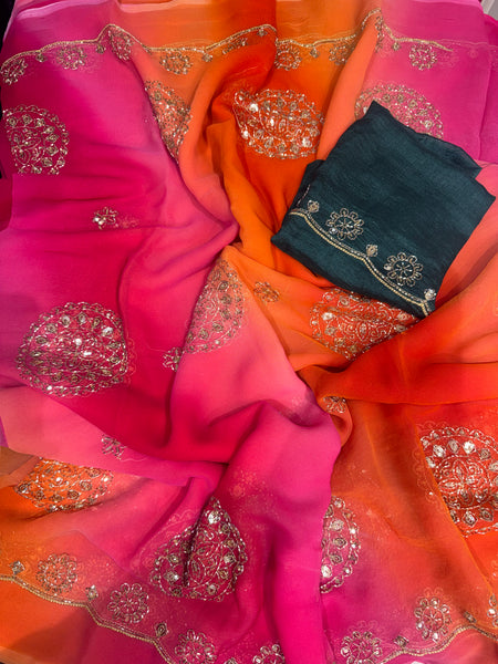 Rajwadi Saree