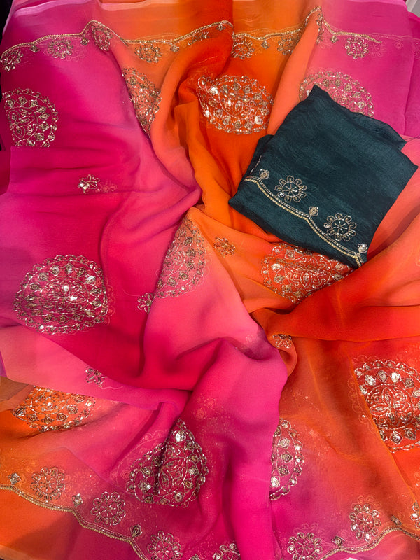 Rajwadi Saree