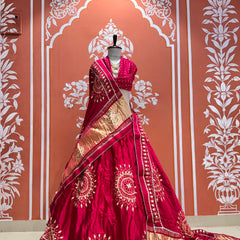 Gajji Silk Lehenga