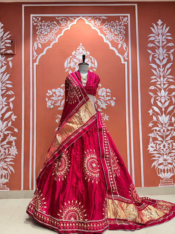 Gajji Silk Lehenga
