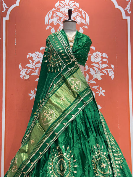 Gajji Silk Lehenga
