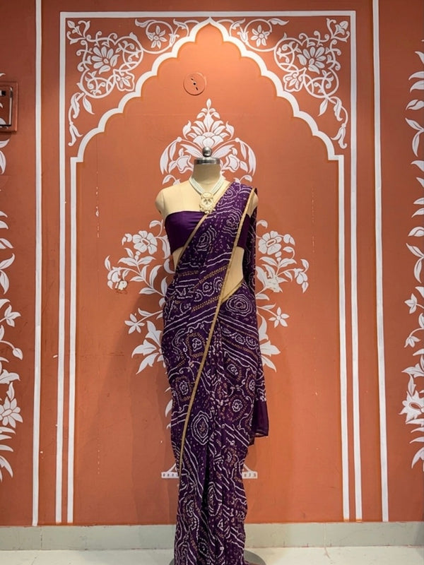 Bandhej Saree