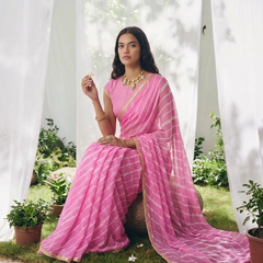 Leheriya Saree