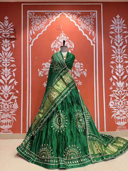 Gajji Silk Lehenga