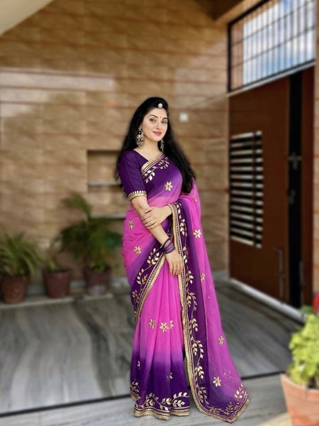 Royal Georgette Saree