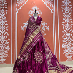 Gajji Silk Lehenga